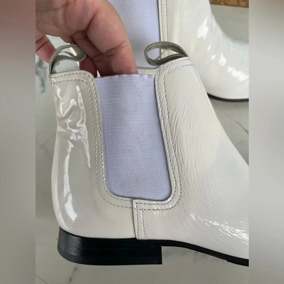 Comme des Garçons bone patent leather Chelsea Boots size 23/7 - Picture 15 of 17